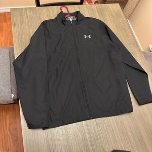 Black Under Armour Windbreaker Jacket Never Worn